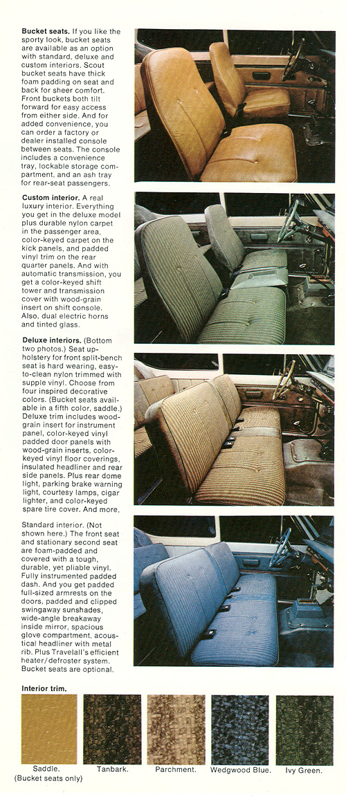 1975 International Recreational Vehicles Brochure Page 7